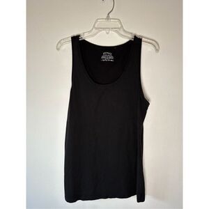 Fat Face women’s black tank top size 16.  #44-1342